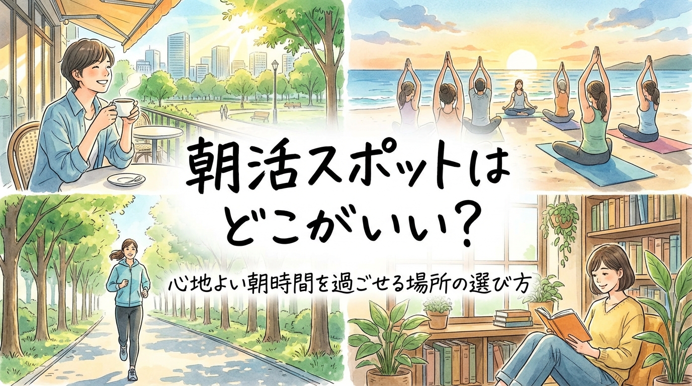 朝活スポットはどこがいい？
