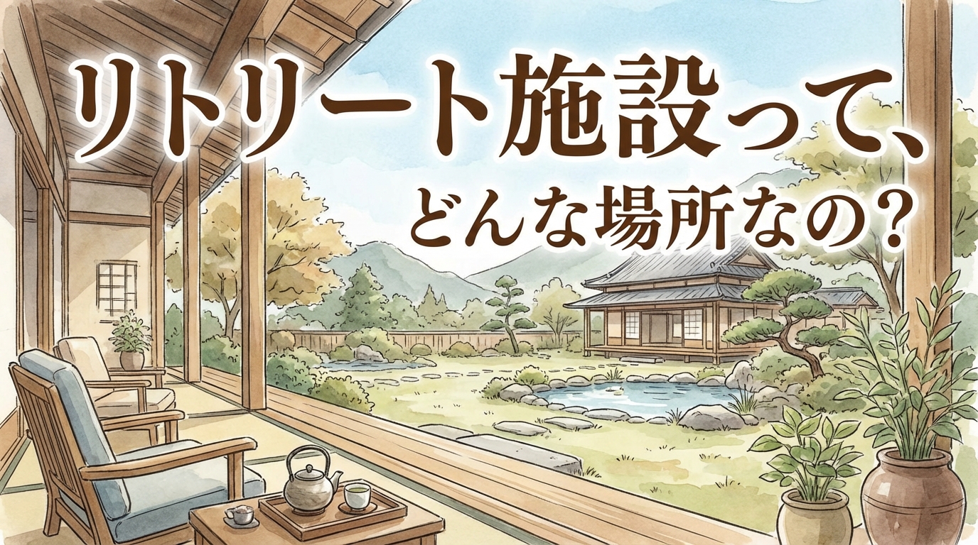 リトリート施設って、どんな場所なの?