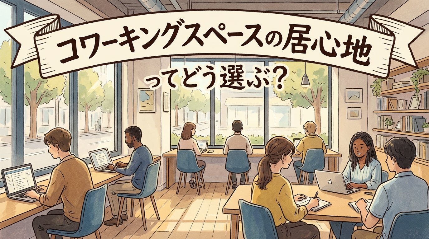 コワーキングスペースの居心地ってどう選ぶ？