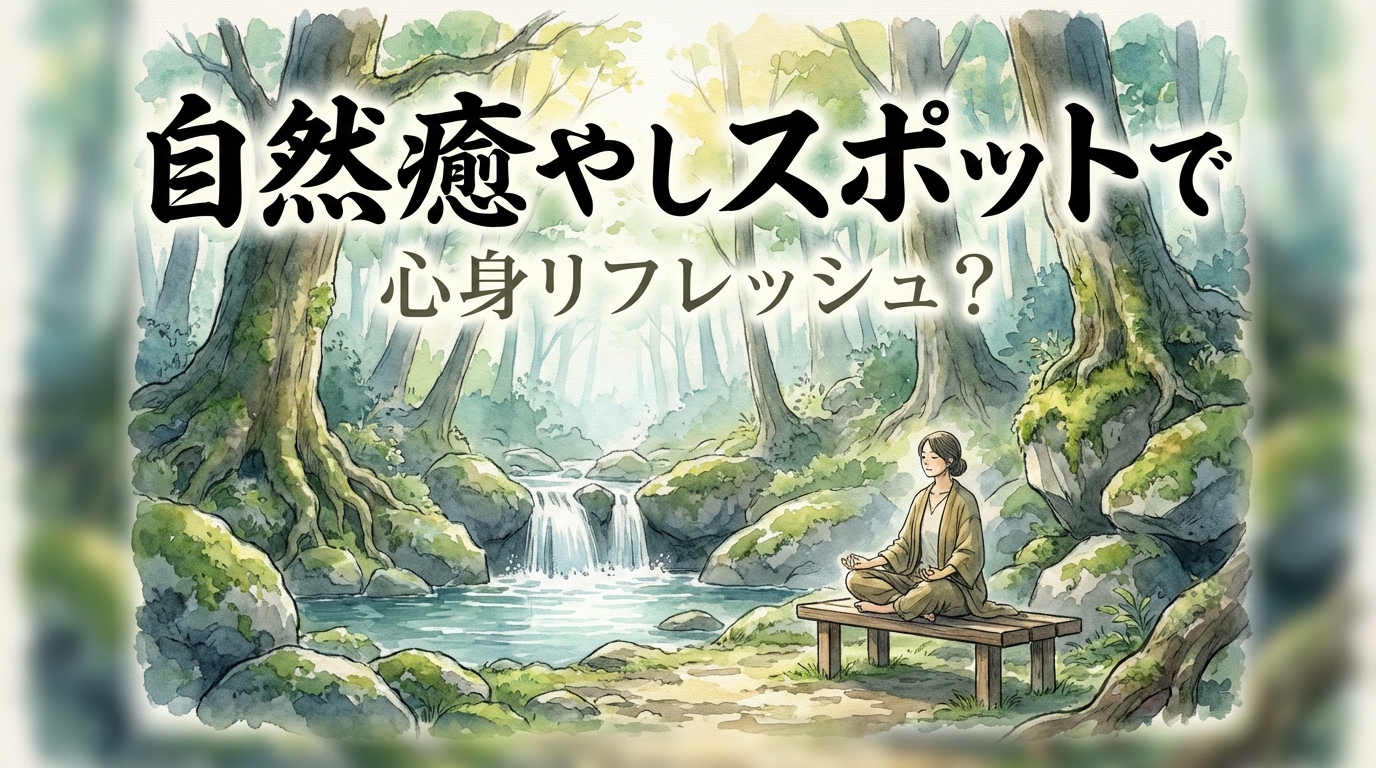 自然 癒やし スポットで心身リフレッシュ?