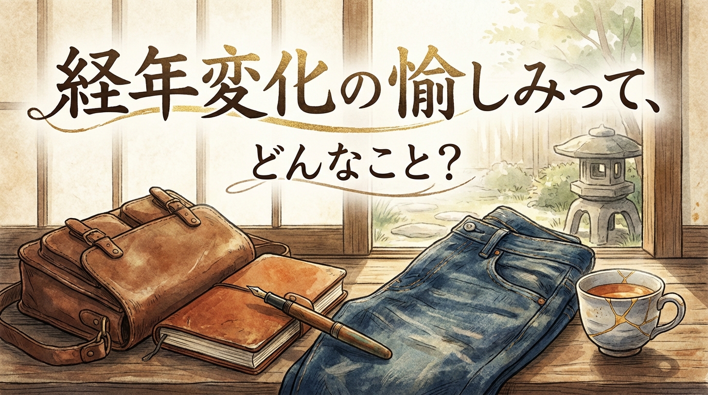 経年変化の愉しみって、どんなこと？