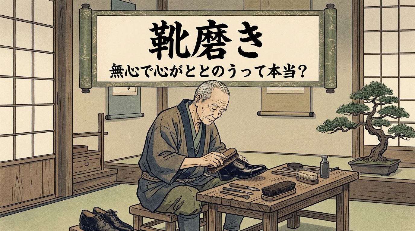 靴磨き 無心で心がととのうって本当？
