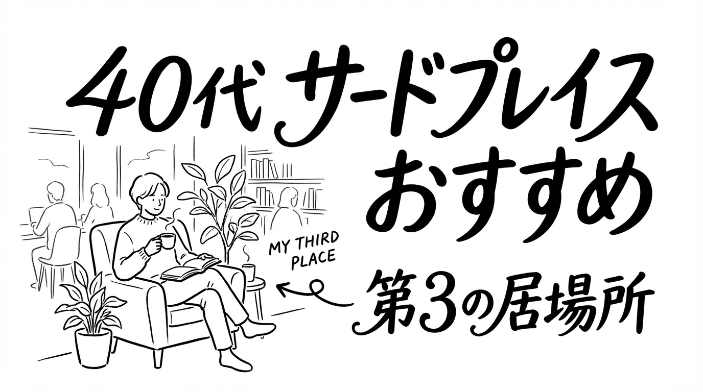 40代　サードプレイス　おすすめ　第3の居場所