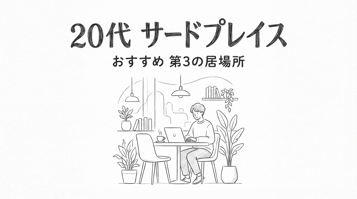 20代　サードプレイス　おすすめ　第3の居場所