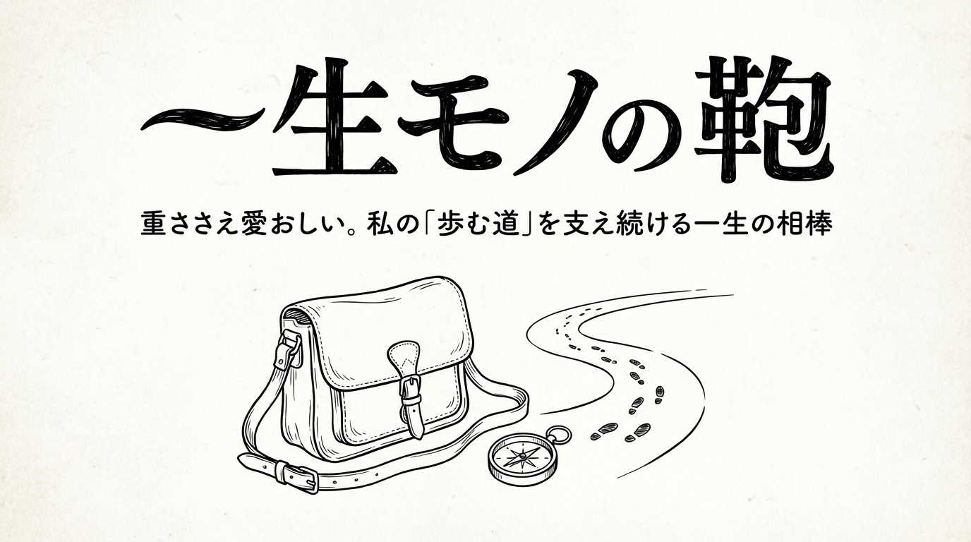 【一生モノの鞄】重ささえ愛おしい。私の「歩む道」を支え続ける一生の相棒