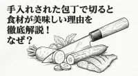 手入れされた包丁で切ると食材が美味しい理由を徹底解説！なぜ？