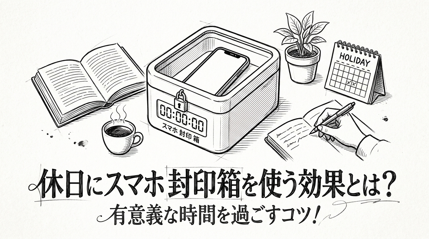 休日にスマホ 封印 箱を使う効果とは？有意義な時間を過ごすコツ！