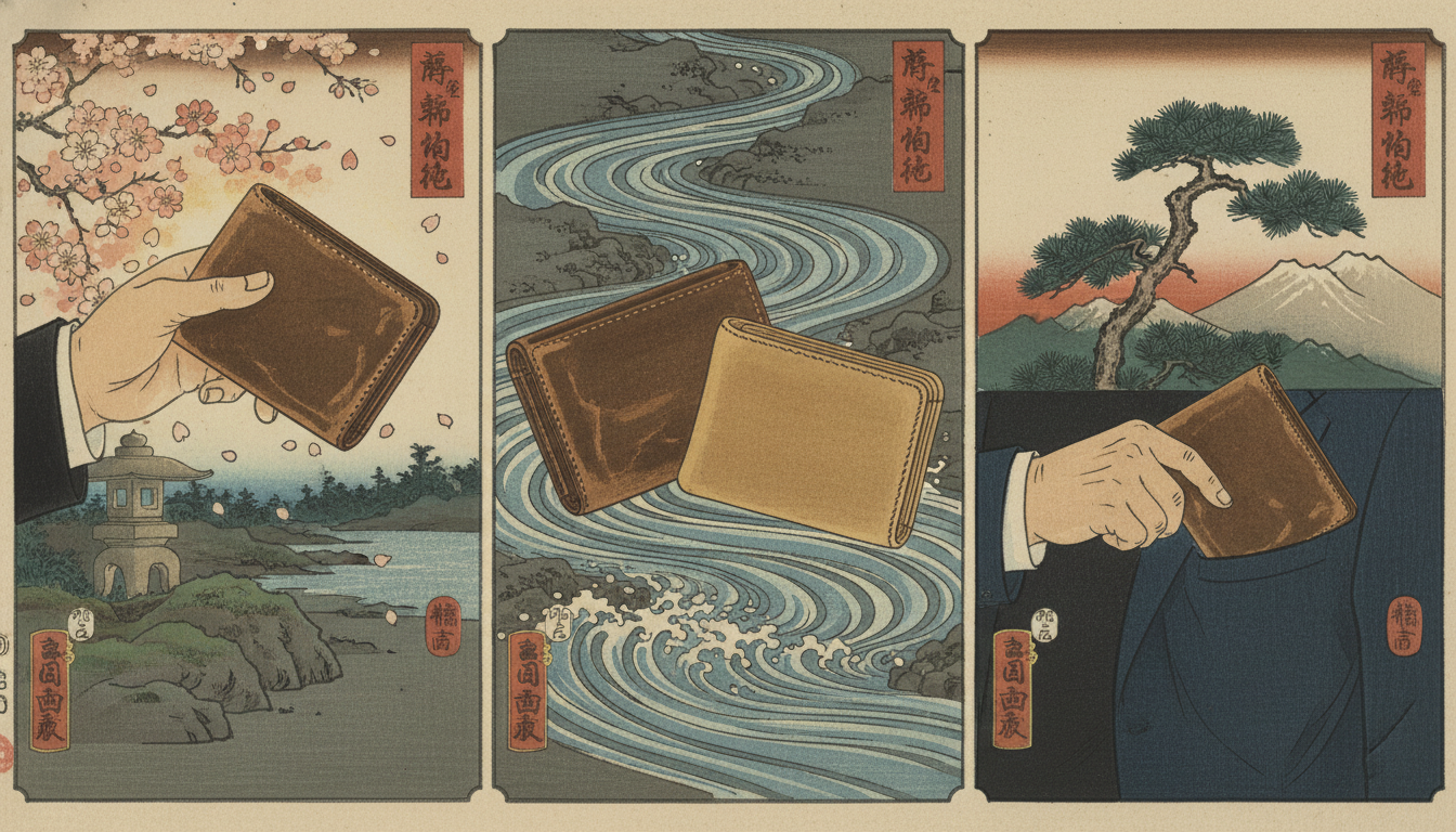 あなただけの物語が刻まれる革財布の具体例