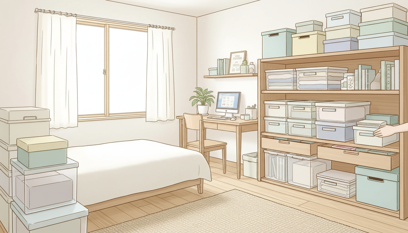 探し物ゼロの快適生活は収納ケースから始まる