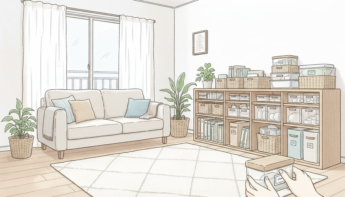 今日から実践！収納ケースを使った整理整頓の具体例