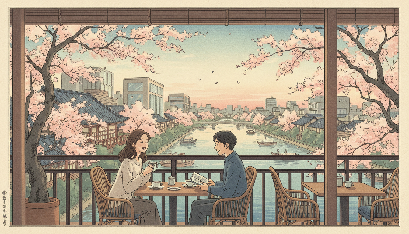 テラス席の開放感がもたらす豊かな時間