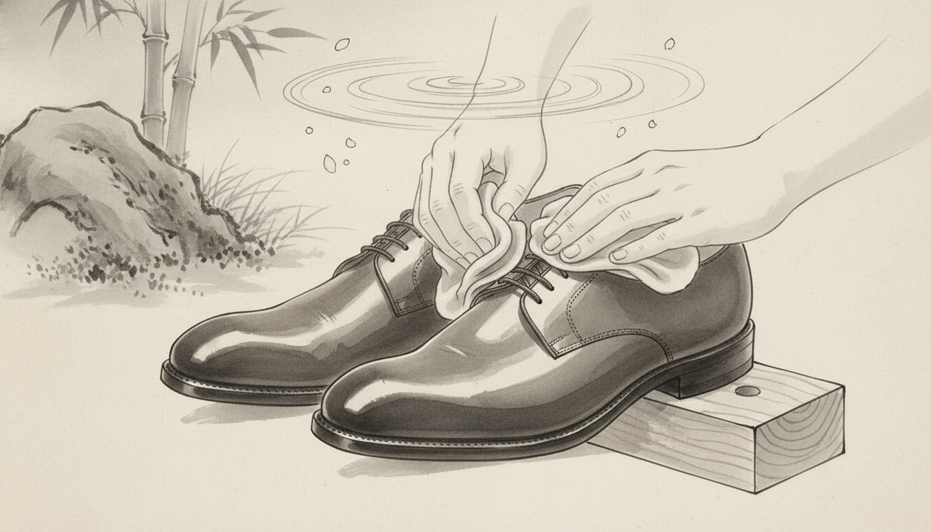 靴磨きは心を整え、日々の活力を生む「無心の時間」