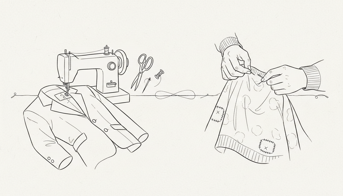 「お直し」と「繕い」はこんなに違う！それぞれの役割を知ろう