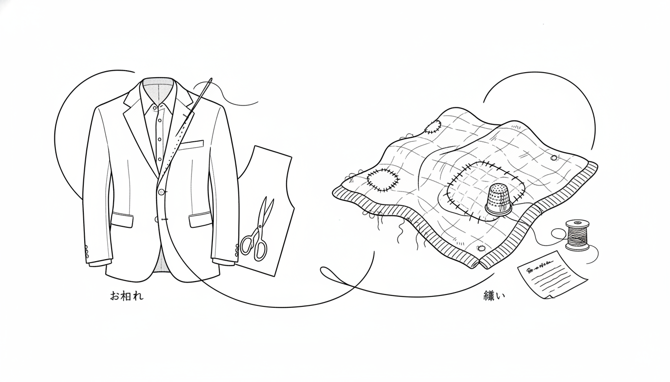 「お直し」と「繕い」で、あなたの大切なものをもっと長く愛そう！