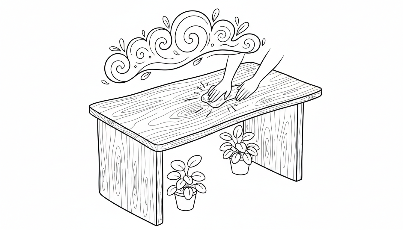 無垢の机をメンテナンスすることは、暮らしの質を磨くことと同じなんです