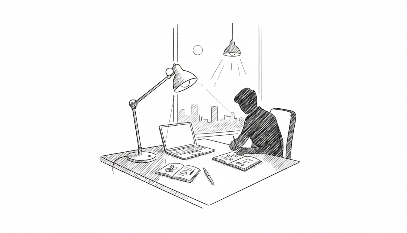 「部屋を暗くしてデスクライトだけ」がNGな理由