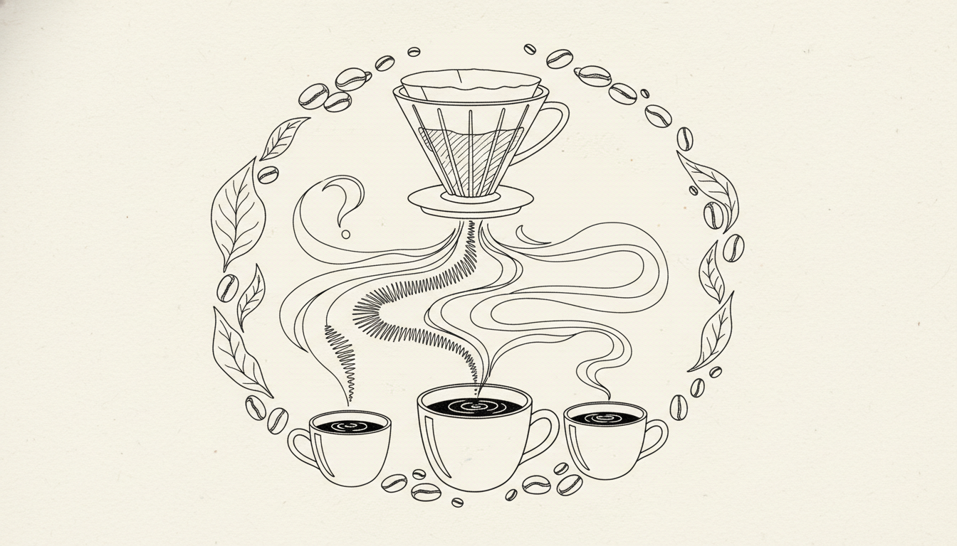 なぜドリッパーひとつでこんなにも味が変わってしまうのでしょうか？