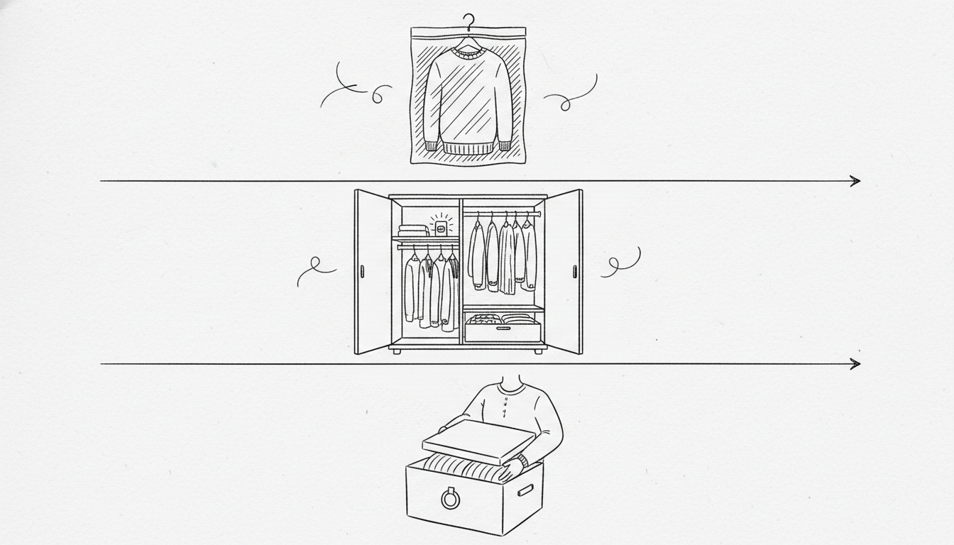 お洋服をしっかり守るための具体的な3つのステップ