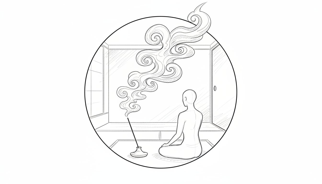 お香の煙を眺めることで心と空間の「空気感」を整えられるのはなぜ？
