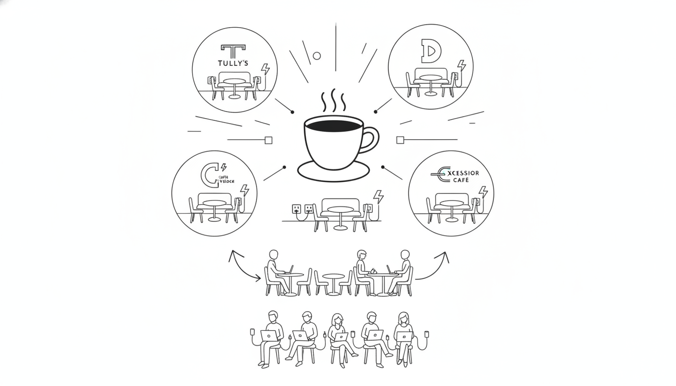 スタバ以外で「全席コンセント」を叶える注目のチェーン店を紹介します!