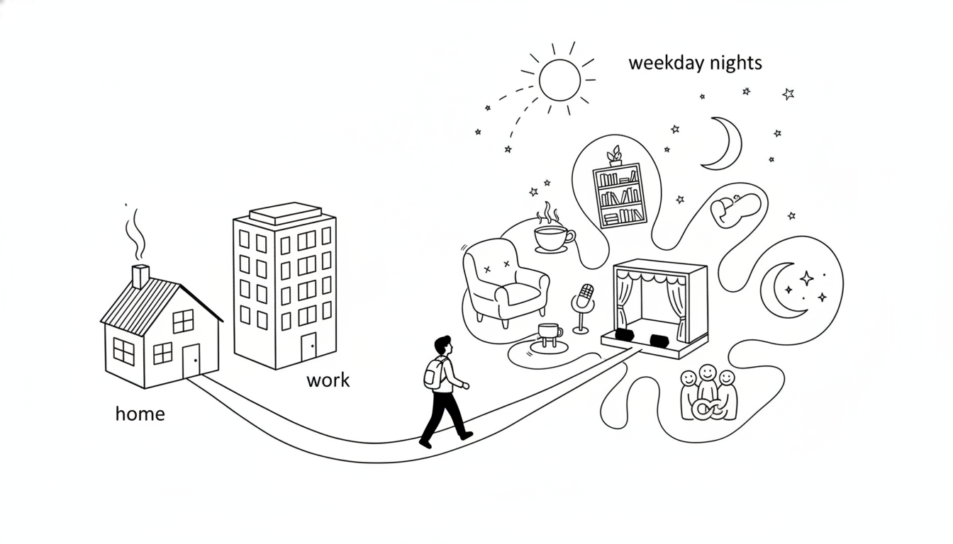平日の夜を彩るサードプレイスは「安心感」と「通いやすさ」で選ぶのが正解!