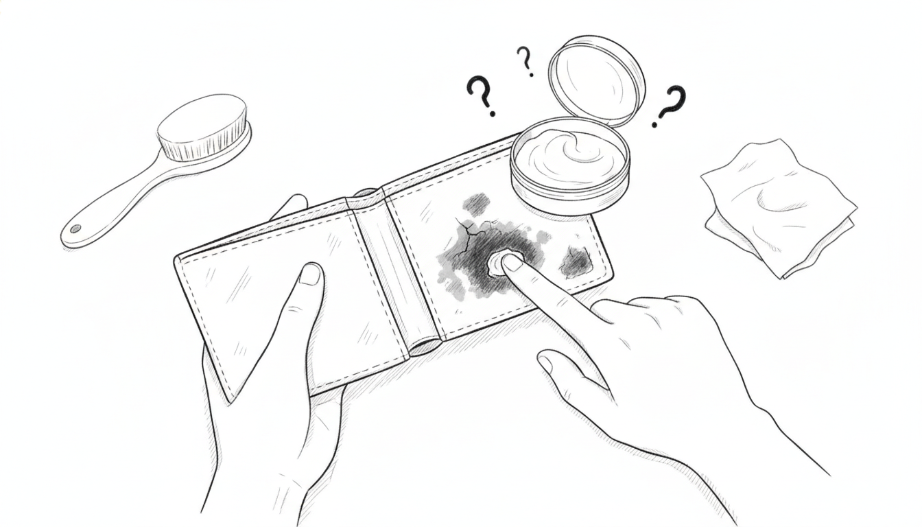 なぜニベアで革財布が黒ずんだり失敗したりするのでしょうか?