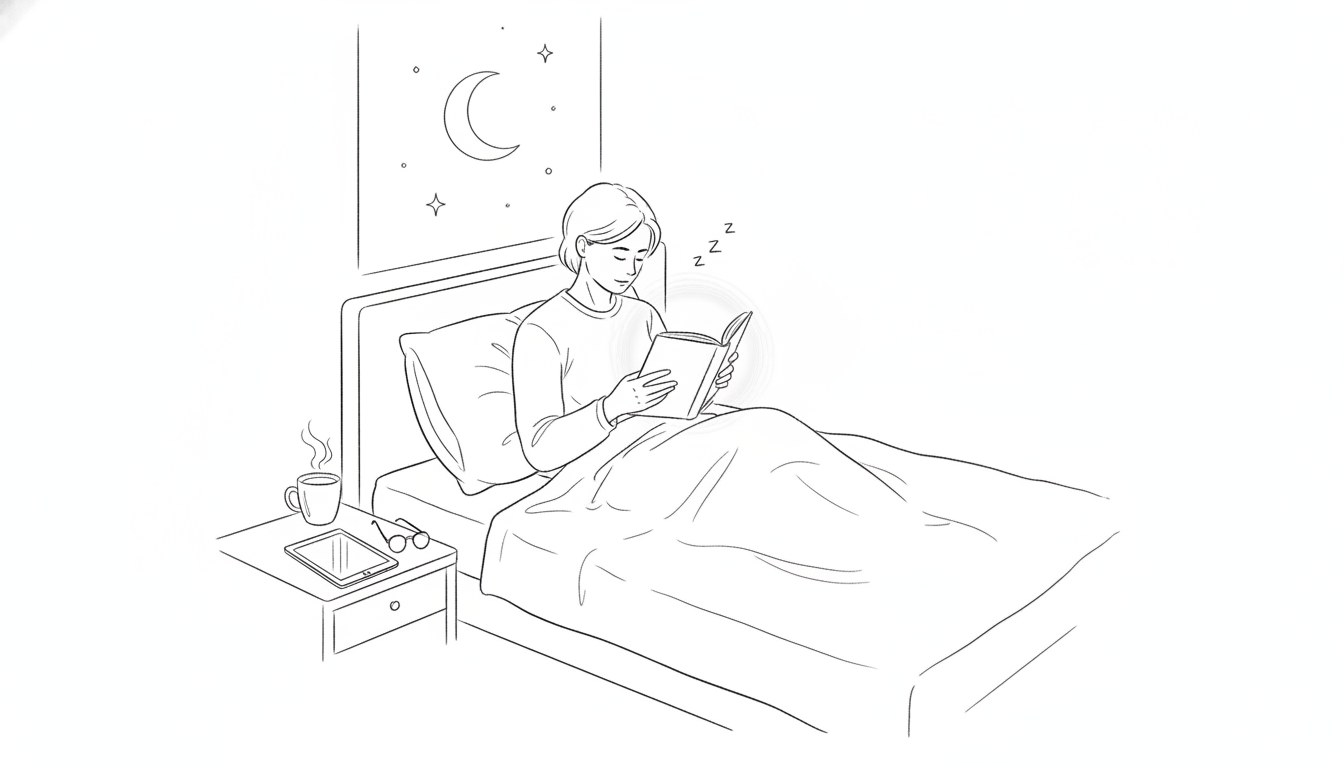 寝る前の読書習慣で、心穏やかな夜を過ごしましょう
